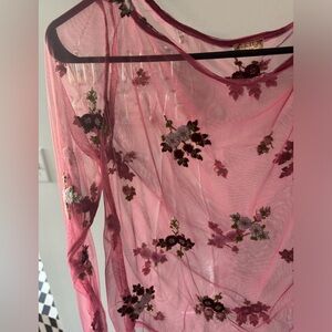 free people mesh top